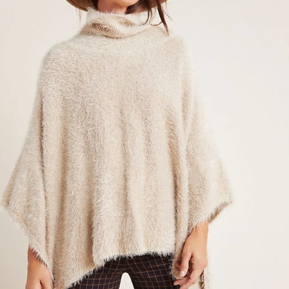 Anthropologie Lara Eyelash Poncho - Picture 1 of 8